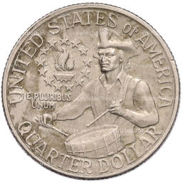 Монета 1/4 доллара (25 центов) 1976 года США 200 лет независимости США