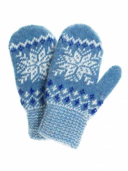 Варежки детские "Снежинка" 3 цвета 0804-14