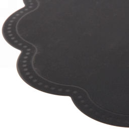 Цена за 3 шт. Салфетка плетеная 38см "Natural", молочная