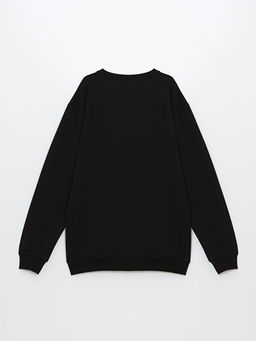 Bisiklet Yaka Bask?l? Erkek ?ocuk Sweatshirt - Waikiki фото 2