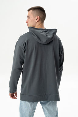 Куртка толстовка мужская из мягкого хлопкового футера