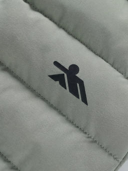 Куртка мужская удлинённая стёганая с капюшоном и графеновой подкладкой утеплитель тинсулейт