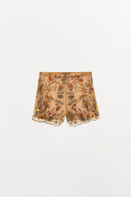 BEAD AND SEQUIN SHORTS - LIMITED EDITION - Zara фото 4