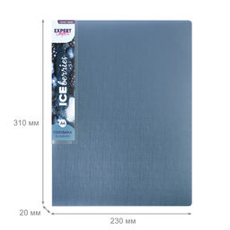 Expert Complete Trend ICEberries Папка с вкладышами 20 л. A4 600 мкм 20 мм лён 1 шт. голубика EC211520071