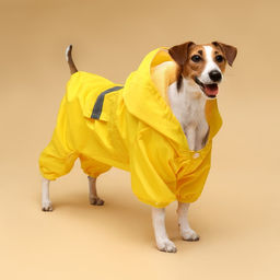 Комбинезон для собак, демисезонный с подкладом, размер XL (ДС 36, Ог 52 см), жёлтый - Simaland фото 2