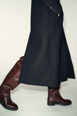 LEATHER BOOTS WITH INTERIOR LINING - Zara фото 4