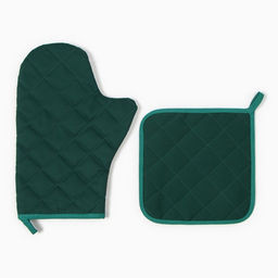 Набор кух. Этель Лесная сказка варежка-прихватка 20х28см, прихватка 19х19см,100% хл  фото 7