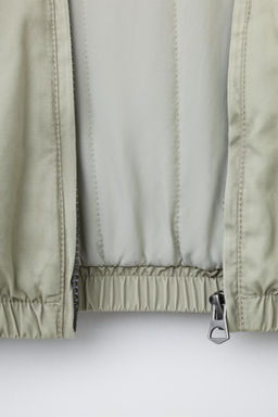 EMBROIDERED TEXT BOMBER JACKET - Zara фото 9