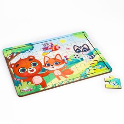 Пазл Лесные друзья с подсказкой - Лесная мастерская фото 7