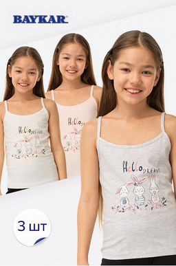 Майка на бретелях для девочки 3 шт. Baykar  фото 8