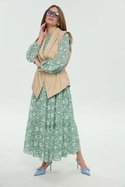 Костюм NIKVA н1042-1 мята и крем-брюле