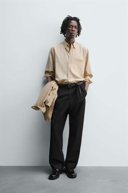 STRIPED FLOWING SHIRT