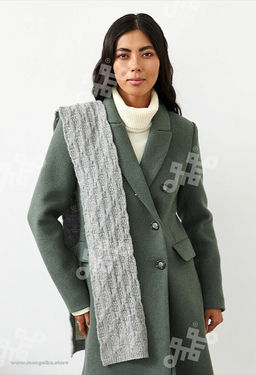 Шарф из 100% монгольской шерсти (арт. 05120) - Тод оймс ххк фото 7