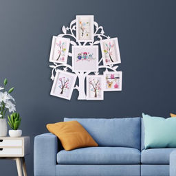 Фоторамка коллаж Дерево 54х45 см / K9097-2 /уп 12/ 7 фото - Галеонтрейд фото 2