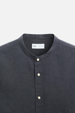 PAMUKLU KETEN GOMLEK - Zara фото 4