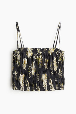 Top fruncido con tirantes de lazo - H&m фото 2