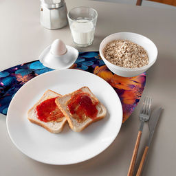 Сервировочная салфетка капля 45х35,5см Цветы (Россия) - Домашняя мода фото 3