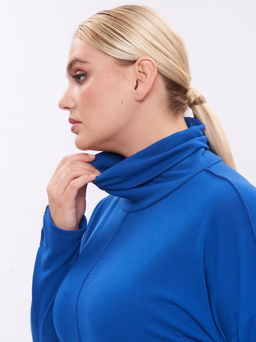 Водолазка со швами наружу ZVD45075BLU08 - Артесса фото 6