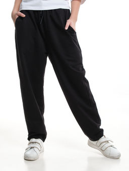 Брюки спортивные черные 22-7676 черный - Mini maxi фото 5