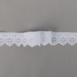 Шитье Gamma 37 мм GYEM-3702 в рулоне 9 м 0.2 м Турция белый