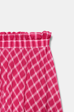 FALDA MIDI CUADROS / Fucsia - Zara фото 7
