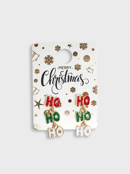 Серьги с подвесками Ho ho ho - Mark formelle фото 4