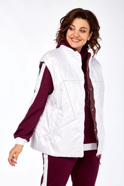 Костюм Diamant 1917 бордо белый  фото 6