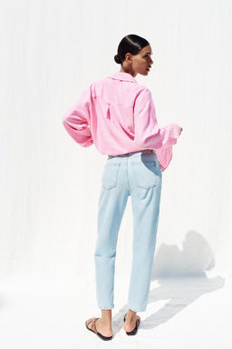 Z1975 HIGH-WAIST MOM FIT JEANS - Zara фото 6