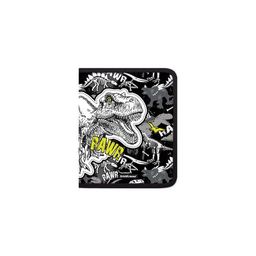 АКЦИЯ Цена за 4 шт. Папка для тетрадей на молнии пластиковая ErichKrause Dinosaur Park, A5+ (в пакете по 4 шт.)
