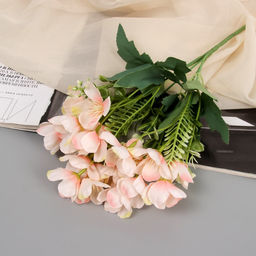 Букет искусственный Морозник элит с зеленью, 29 см, МИКС