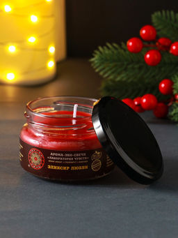Ароматическая эко-свеча магическая «Эликсир любви», из натурального воска, 7×5 см
