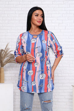 Туника, голубой (928-2)