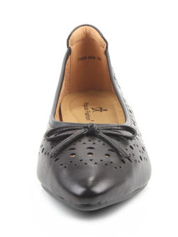 06-7388-66A BLACK Туфли летние женские "Лодочки" (натуральная кожа)