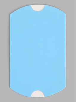 Цена за 10 шт. Коробка складная голубая, 9 х 6,5 х 2,5 см