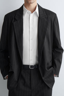 CAMISA SASTRE DE POPELINA DE ALGOD?N SLIM FIT - H&m фото 4