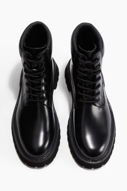 Botines de cordones con suela gruesa - H&m фото 3