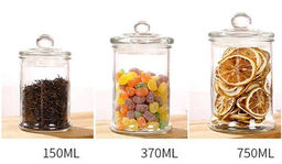 Стеклянная банка для сыпучих продуктов с крышкой BANCA 0.15 л арт.003599 /Mallony/