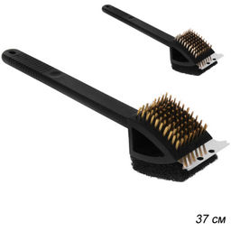 Щетка для чистки решетки барбекю с ручкой/ 4532 /уп 67/