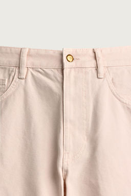 BERMUDA DENIM RELAXED FIT / Rosa - Zara фото 7