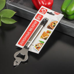 Открывашка Доляна Fargo, 18.5×4.5×2 см, нержавеющая сталь, серебристый