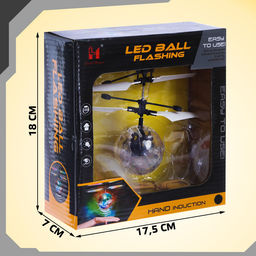 Летающий шар Супербол, свет, работает от аккумулятора - Simaland фото 6