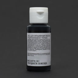 Смесь для окрашивания пищевых продуктов жидкая "Черная", 30 г