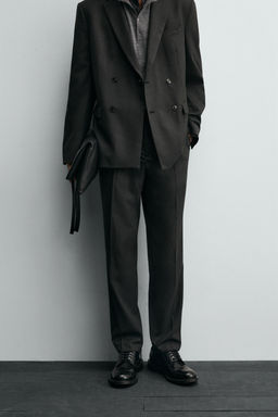 SLIM FIT SUIT TROUSERS - Zara фото 2