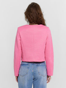 Жакет женский розовый розовый твид 172115 - Mark formelle фото 5