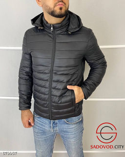 Куртка осенняя мужская с капюшоном