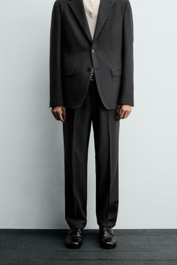 WOOL SUIT TROUSERS - Zara фото 2