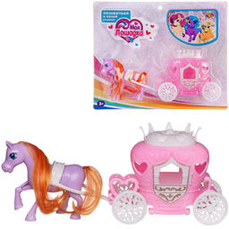 Игровой набор ABtoys Моя лошадка Карета с лошадкой, 3 вида в коллекции