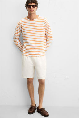 PLEATED RELAXED FIT BERMUDA SHORTS - Zara фото 6