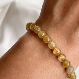 Браслет из Рутилового кварца Волосатик 17 см - Радуга самоцветов фото 3