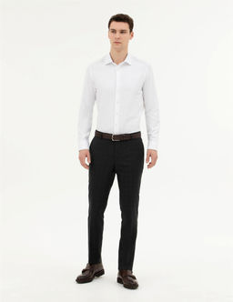 Beyaz Slim Fit Uzun Kollu G_mlek - Pierre cardin фото 4
